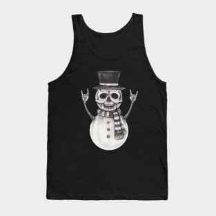 Snowman skeleton. Tank Top